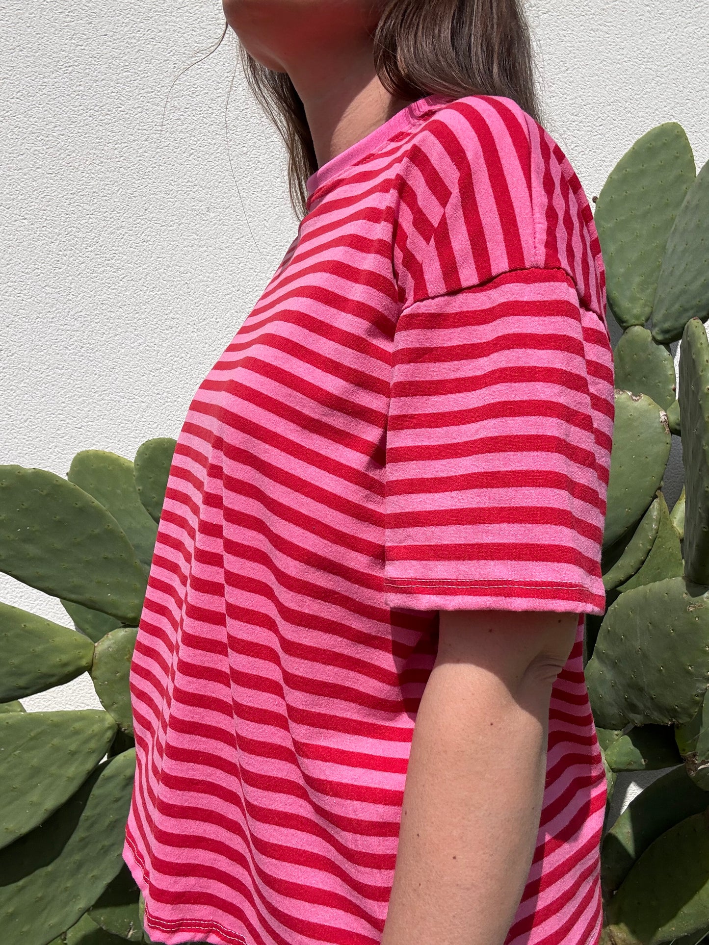 TEE RAYE ROUGE / ROSE