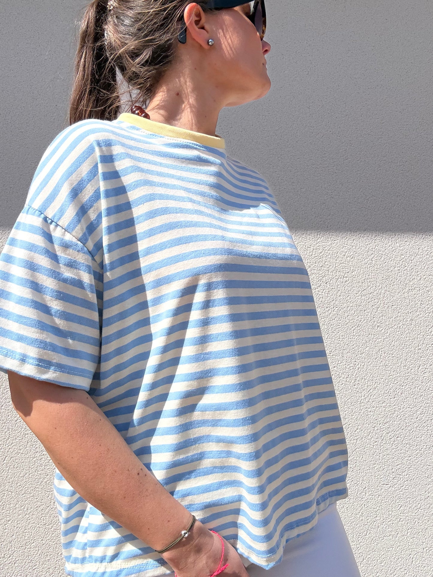 TEE SHIRT COTON RAYE