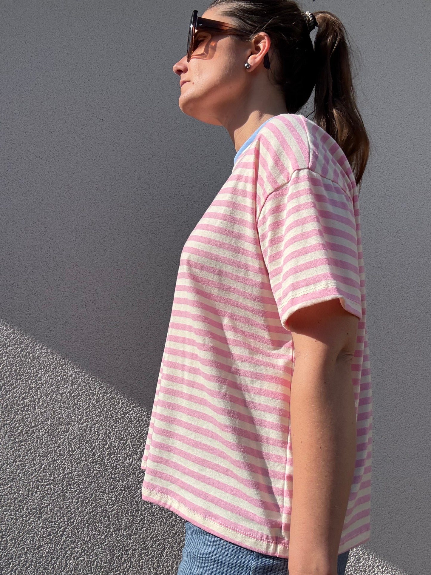 TEE SHIRT COTON RAYE