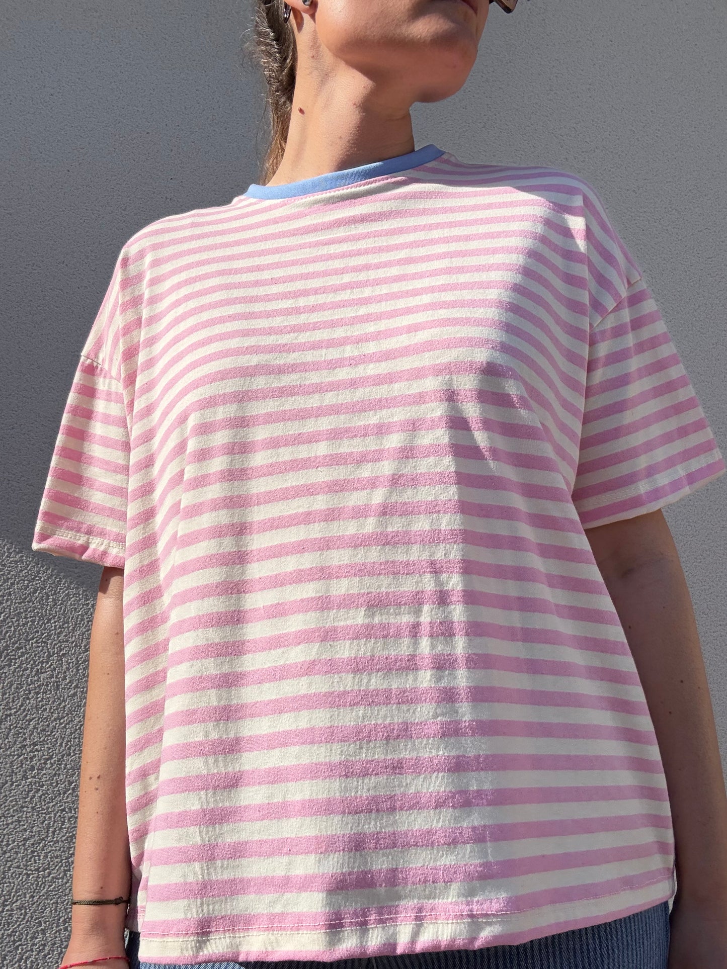 TEE SHIRT COTON RAYE