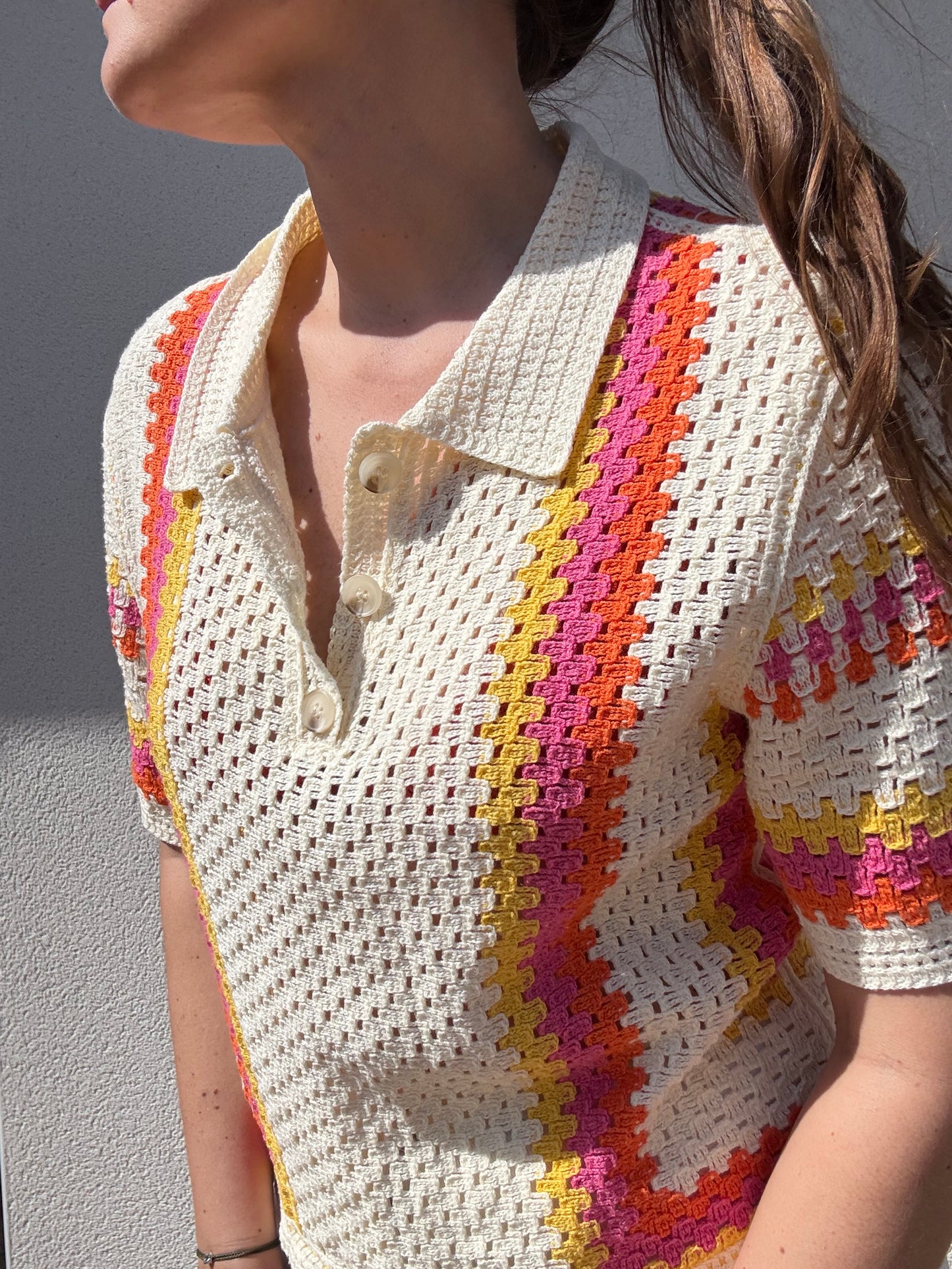POLO EN CROCHET SUN