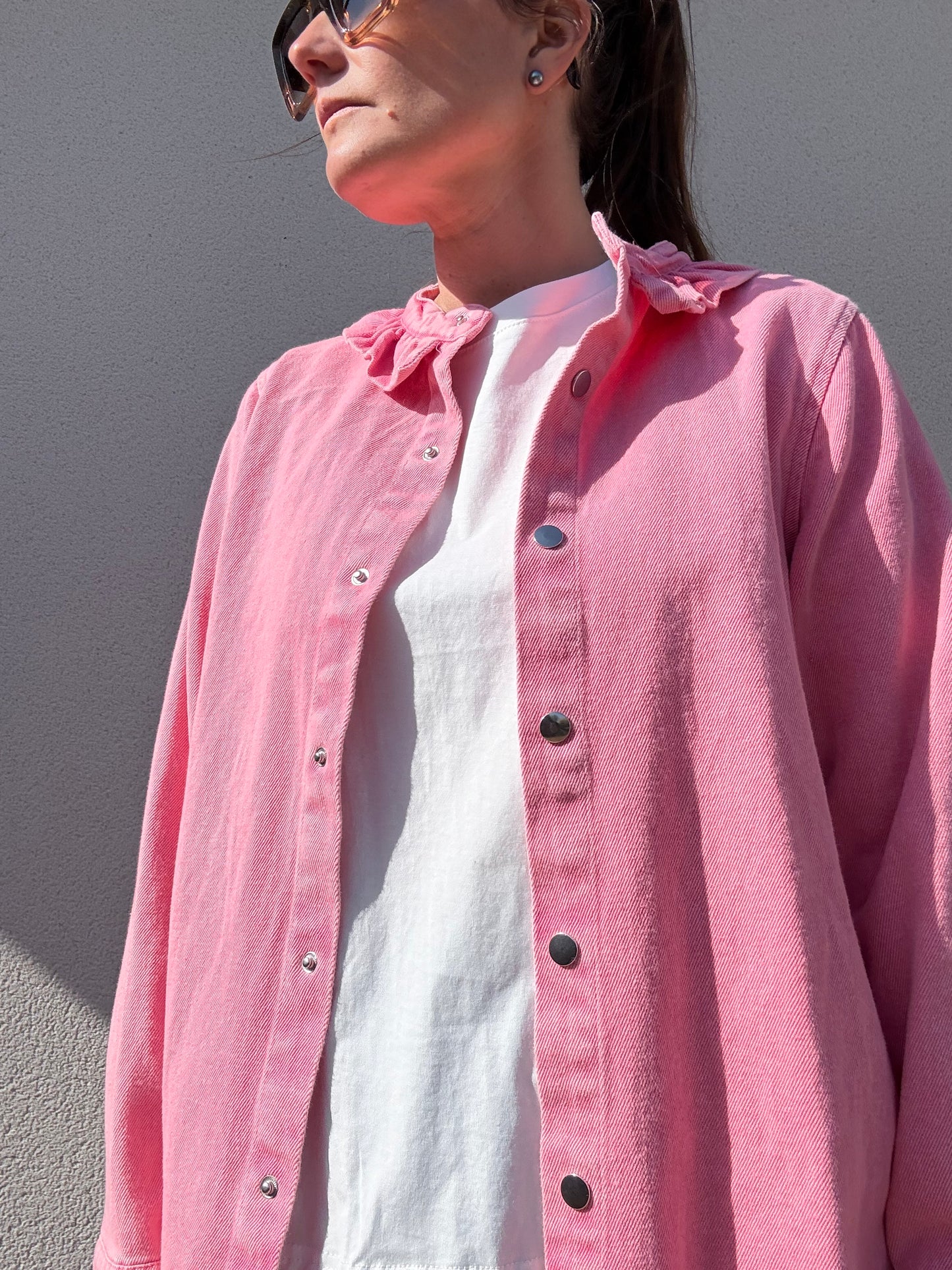 VESTE CLAUDIE ROSE