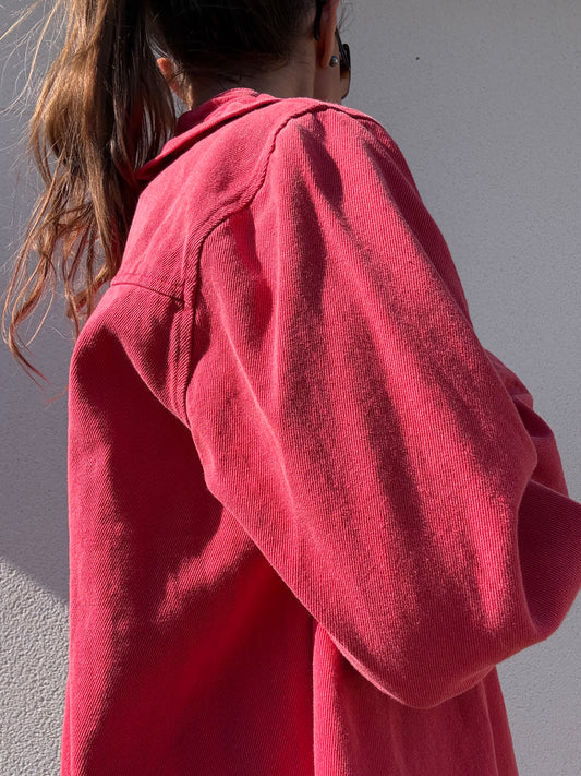 VESTE CLAUDIE ROUGE