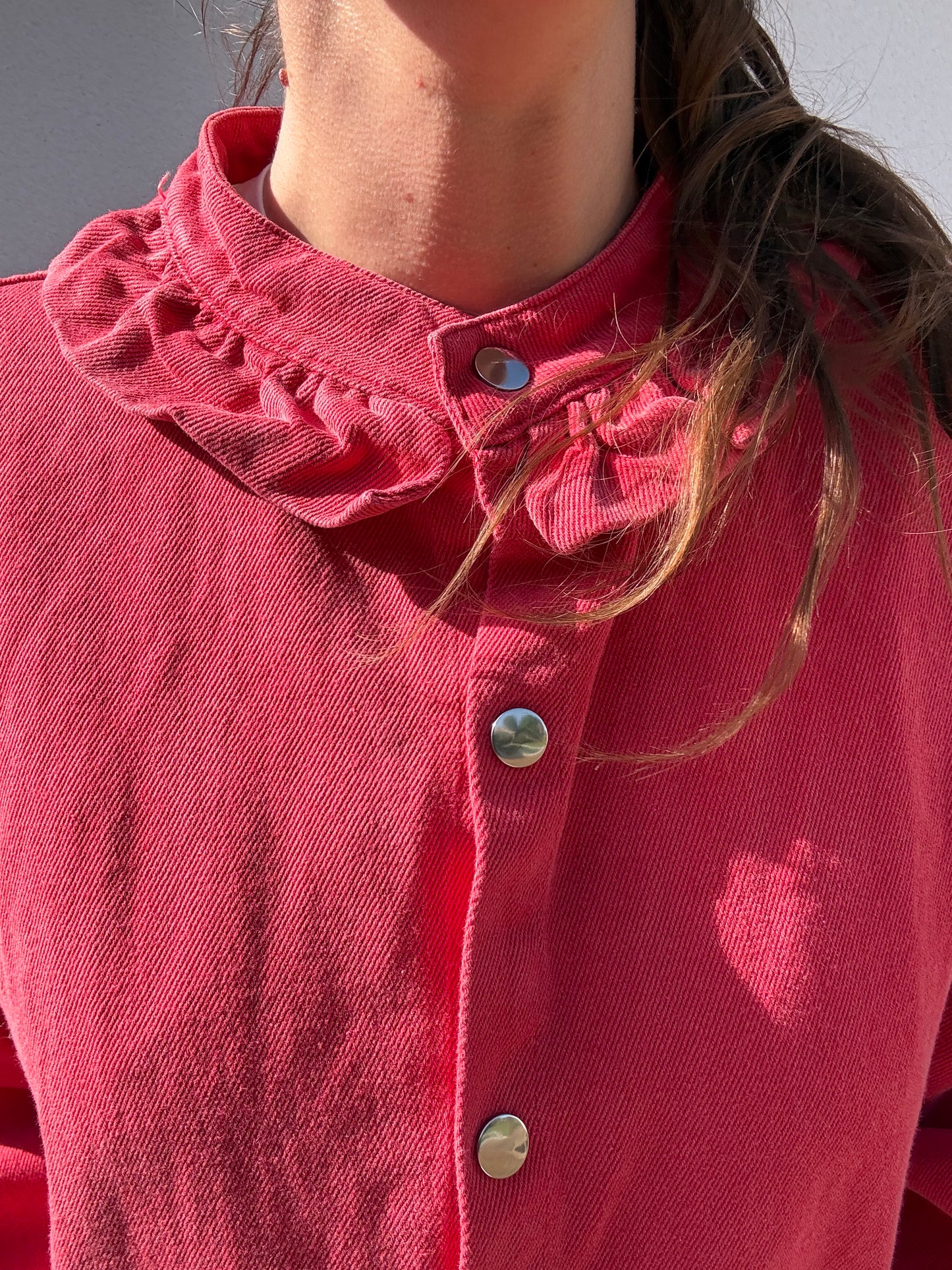 VESTE CLAUDIE ROUGE