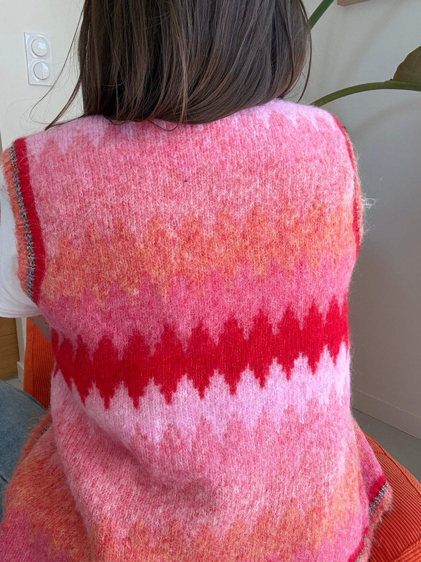 GILET SANS MANCHES LAINE